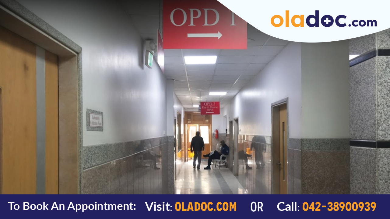 Lobby at Saifee Hospital Karachi